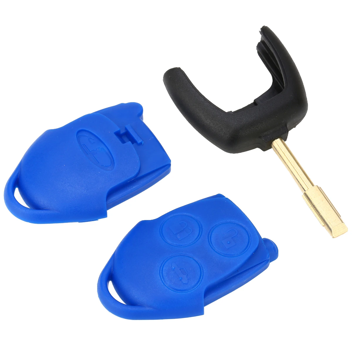 Чехол для автомобильного ключа Ford Transit Blue 3 кнопки|Ключ от авто| |