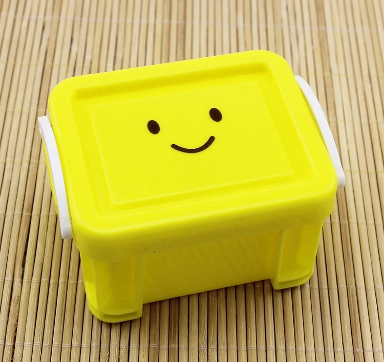 Smiley yellow 1 шт. мини-коробка для хранения для Барби Kurhn Blyth Licca 1/6 оригинальная bjd кукла hourse мебельные аксессуары Каса да boneca - Цвет: Smiley yellow