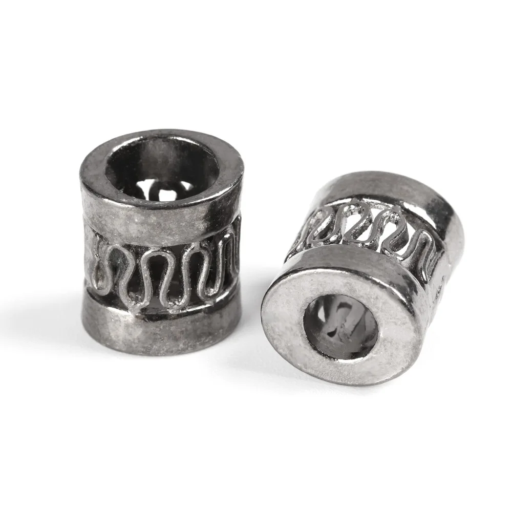 10 шт металлические бусы на веревочке амулеты пряжки для паракордовый браслет