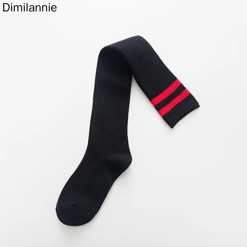 Сексуальные длинные носки в полоску женские гольфы выше колена чулки для девушек