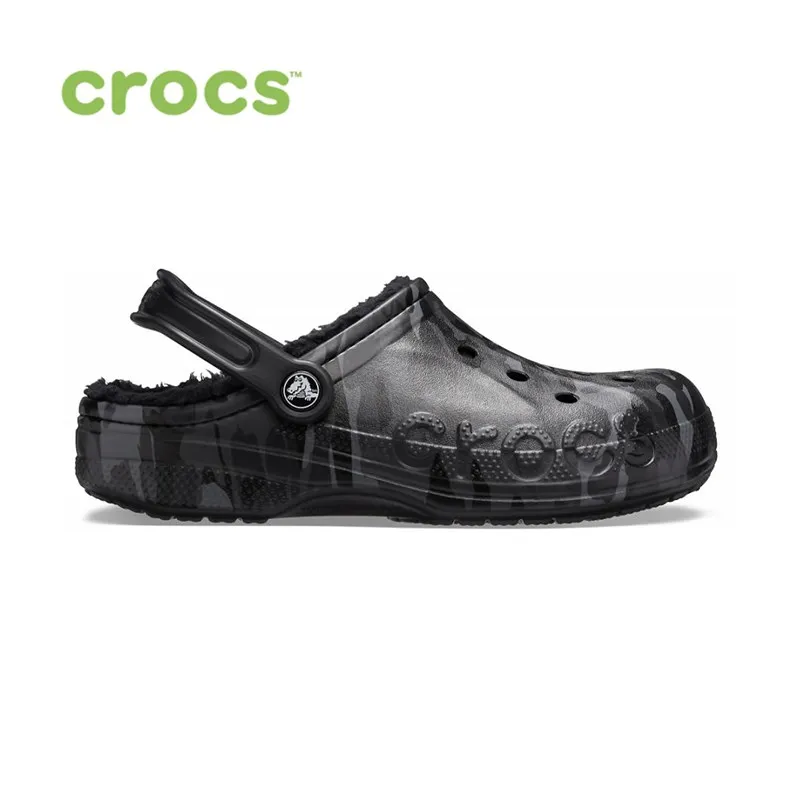 CROCS Baya Lined Printed Clog UNISEX|Пляжные и уличные сандалии| |