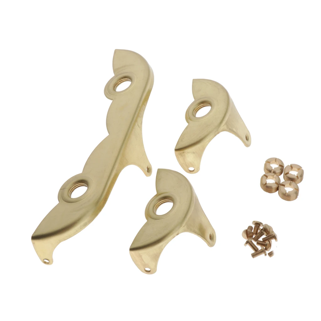 

Baritone Saxphone Key Guard Copper Instrument Accessories 14x5.5cm Color