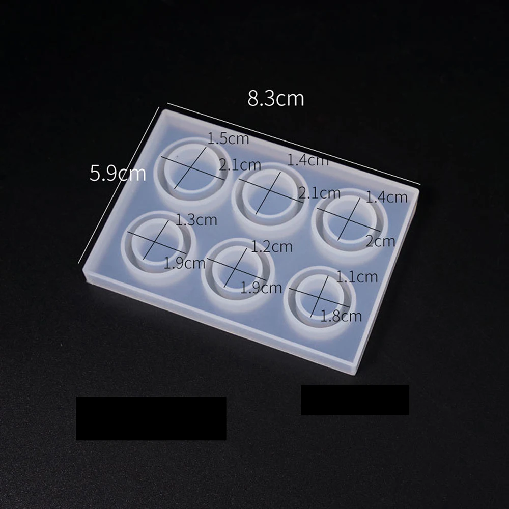 

New Flat Ring Mold Collection Handmade Ring Jewelry Silicone Mold Crystal Epoxy Mould Epoxy Resin for Jewelry Making
