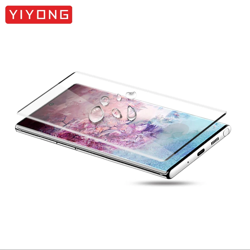 Изогнутое 3d стекло YIYONG с закругленными краями для Samsung Galaxy Note 20 Ultra 10 Lite закаленное