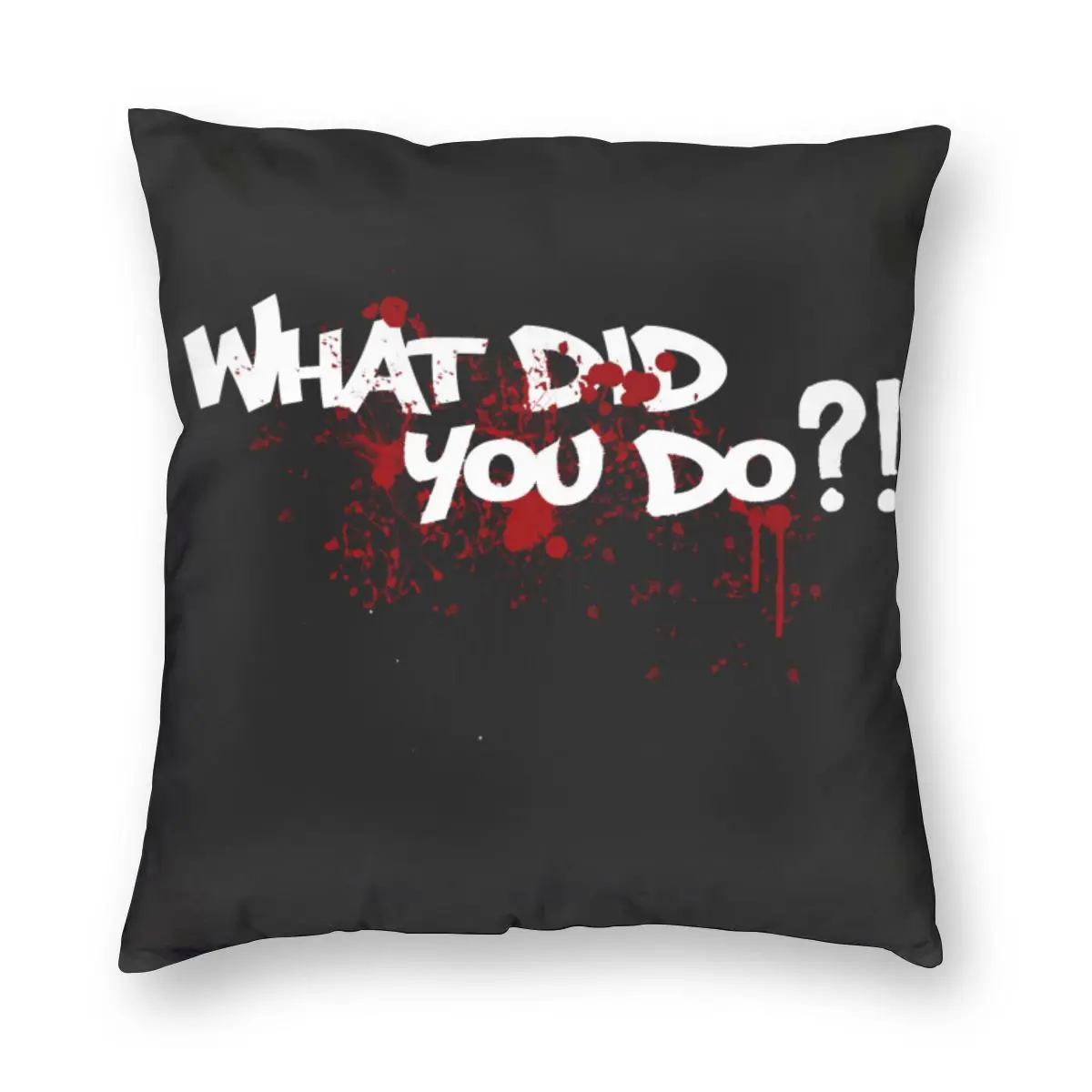Throw Pillows Case What did you do ! White logo sofa decorative pillow cushions cover | Дом и сад