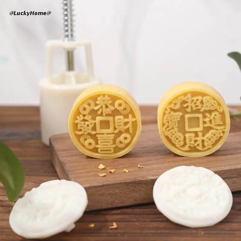 

Пластиковые искусственные 3D формы для выпечки печенья в форме китайских слов, аксессуары для выпечки «сделай сам» для фестиваля середины о...