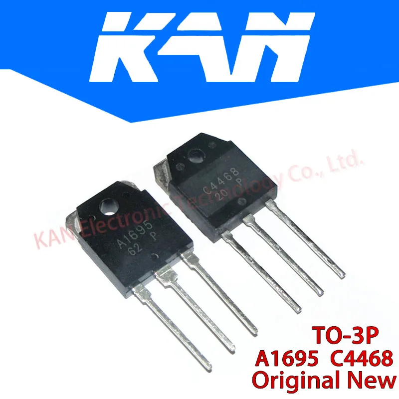 4 шт. 2 пары 2SA1695 2SC4468 TO3P A1695 C4468 TO-3P Новый и оригинальный чипсет IC