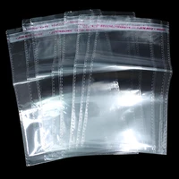500pcslot clear plastic opp self adhesive package bag jewelry gift toy notebook electronic accessory transparent storage bag