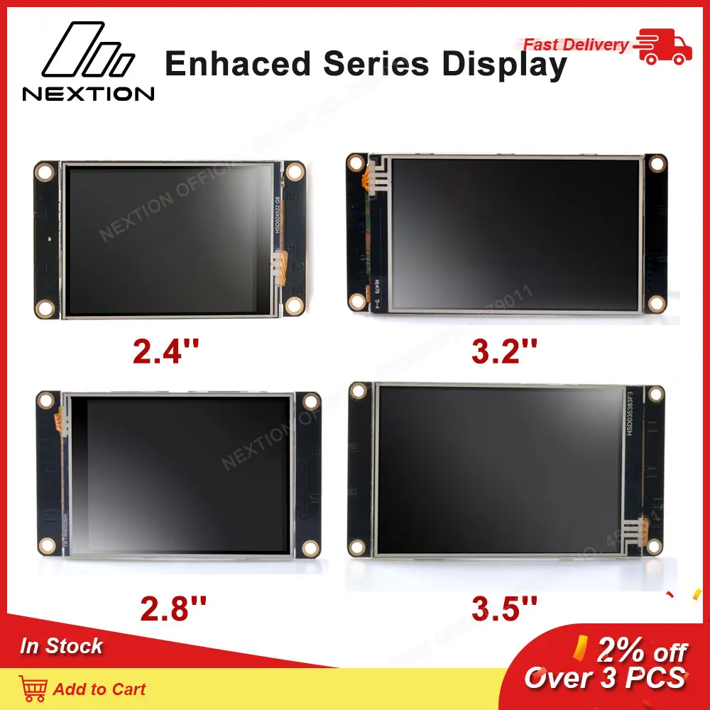 ЖК дисплей Nextion Enhanced Series HMI RTP 2 4 '' 8'' 3 5'' размер 1024 байт EEPROM/более крупная