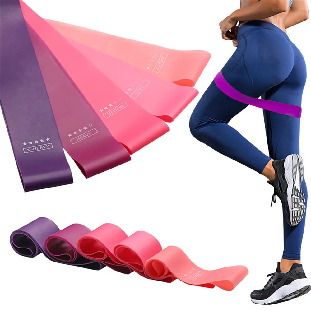 

Fitness Resistance Band Buttocks Strength Training Stretching Rubber Band Yoga Pilates Latex Tension Band Exercise Equipment