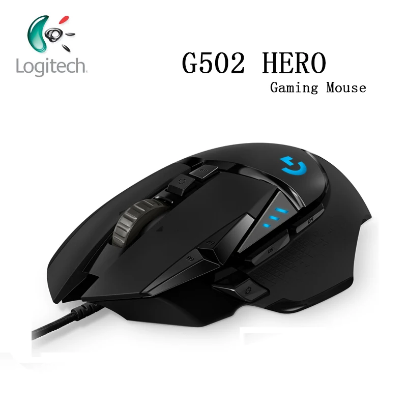 Игровая мышь Logitech G502 Hero Master программируемые кнопки 16K датчик двигателя 16000