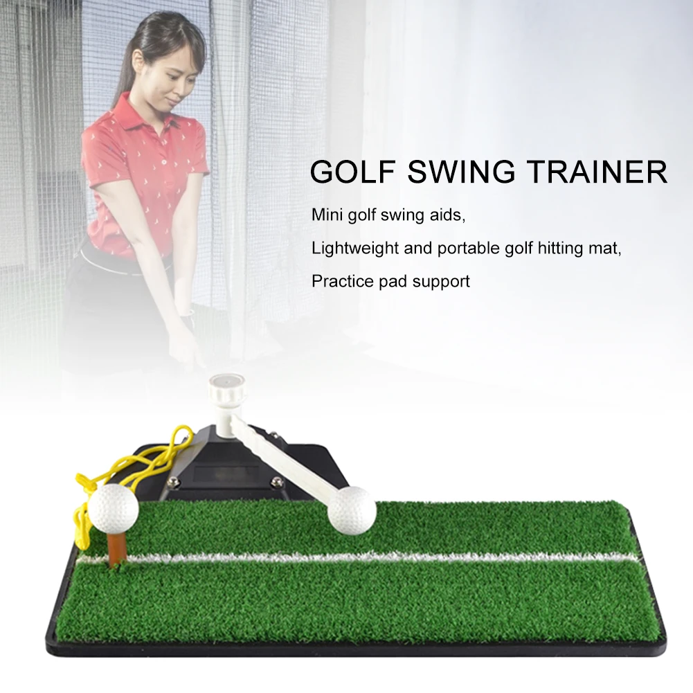 

Hot Sale Golf Practice Swing Mat Golf Power Training Rod Golf Hitting Pad for Indoor and Outdoor