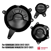 for kawasaki z650 ninja650 2017 2021 2020 engine covers protectors motorcycles engine cover protection case for case gb racing