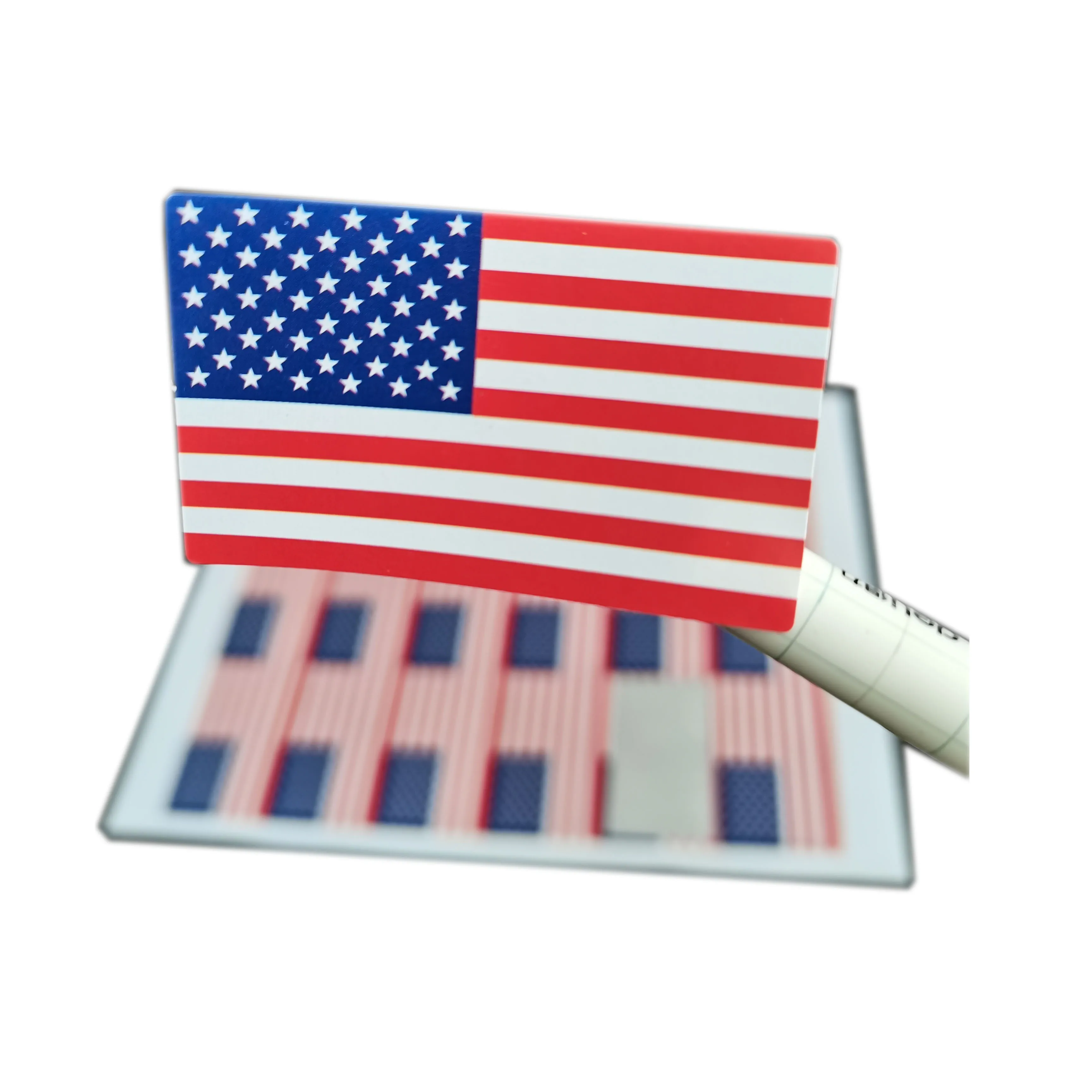 

Наклейки с американским флагом, 10 листов, 23 х18 см