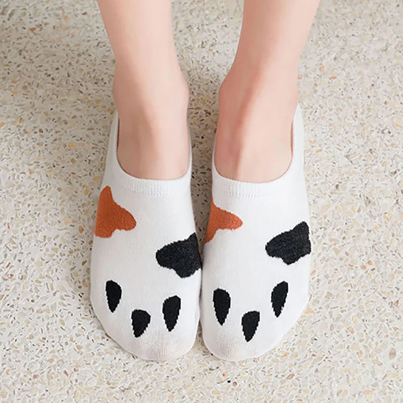 

New Arrivals 1 Pair Cotton Short Socks Female Kawaii Low Tube socks Summer Cat Claws Cute Thin Ankle Socks Calcetines Mujer Sox
