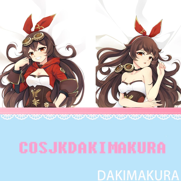 

Аниме дакимакура геншин ударопрочный Янтарный девушки HD подушка с принтом чехол обнимающая Подушка Чехол для комнаты Otaku подушка для коспл...