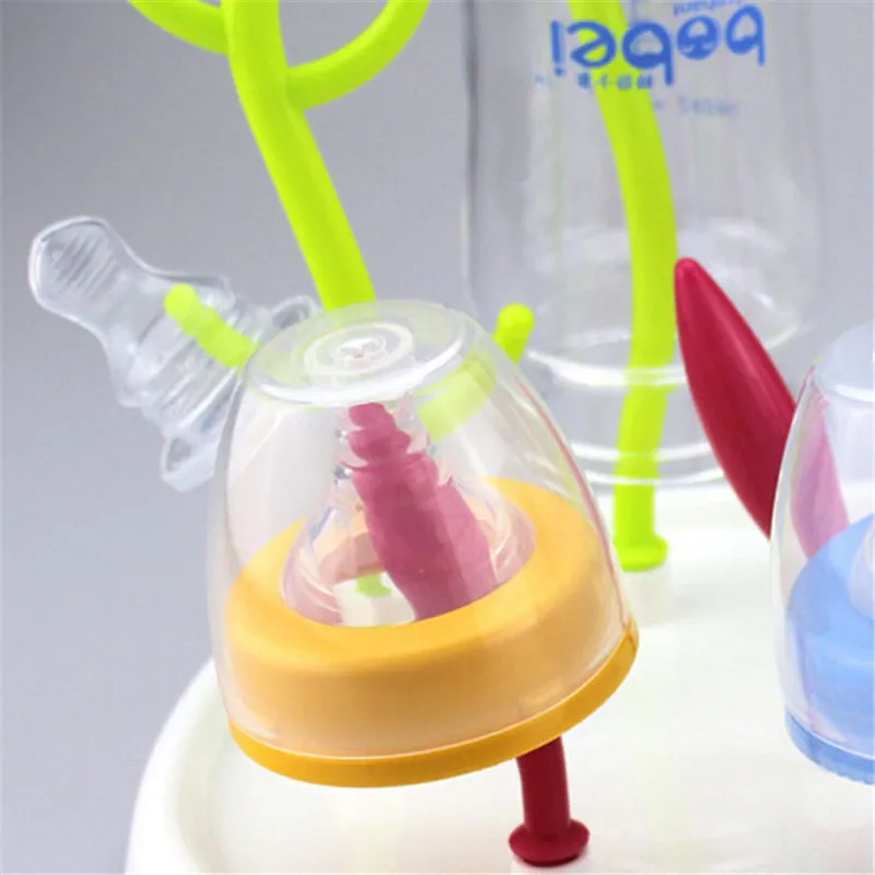 

Baby Drying Rack Baby Bottle Cleaning Dryer Drainer Storage Rack Tree Shape Rack For Babies Bottles Removable