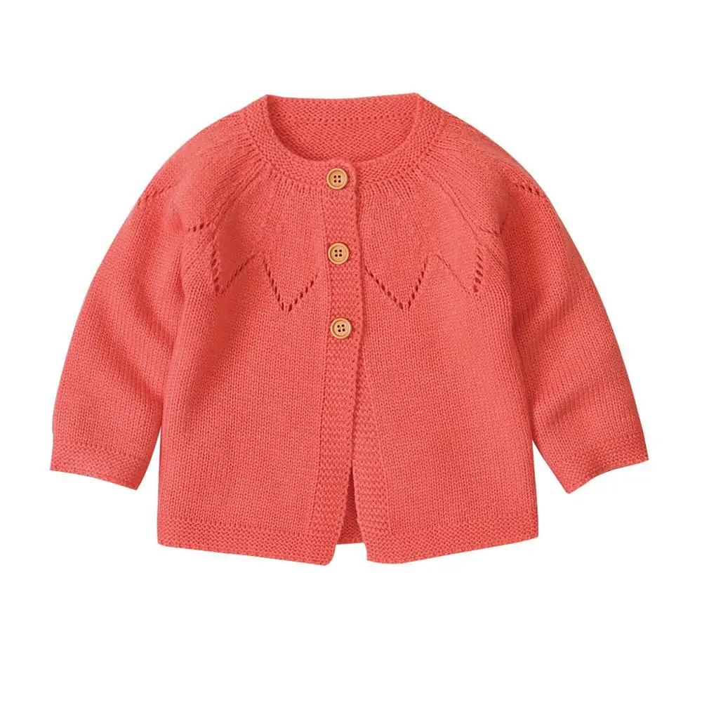 2019 для маленьких девочек пальто-кардиган детский свитер пуловер на весну-Осенние