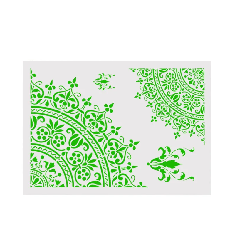 Креативные нерегулярные трафареты из ПВХ для стен скрапбукинг милый подарок