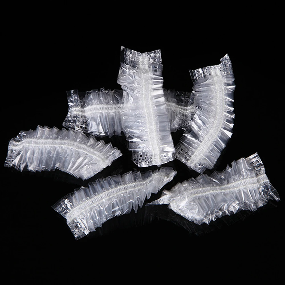 100 шт. одноразовые водонепроницаемые наушники цветные для парикмахерской защита