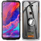 Чехол с металлическим кольцом для Oukitel WP7, Мягкая силиконовая задняя крышка для Oukitel WP7