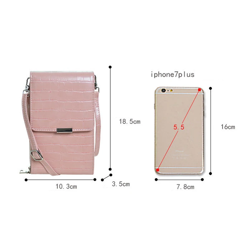 Сумка для телефона мини сумка через плечо женская высокого качества с карманом