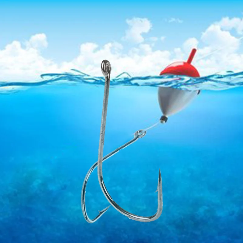 

50921 Penny Hook Fishhooks Assist Jig Head Hook Sea Fishing Hooks Japan Fish Circle Hook Saltwater Carp Squid Hooks