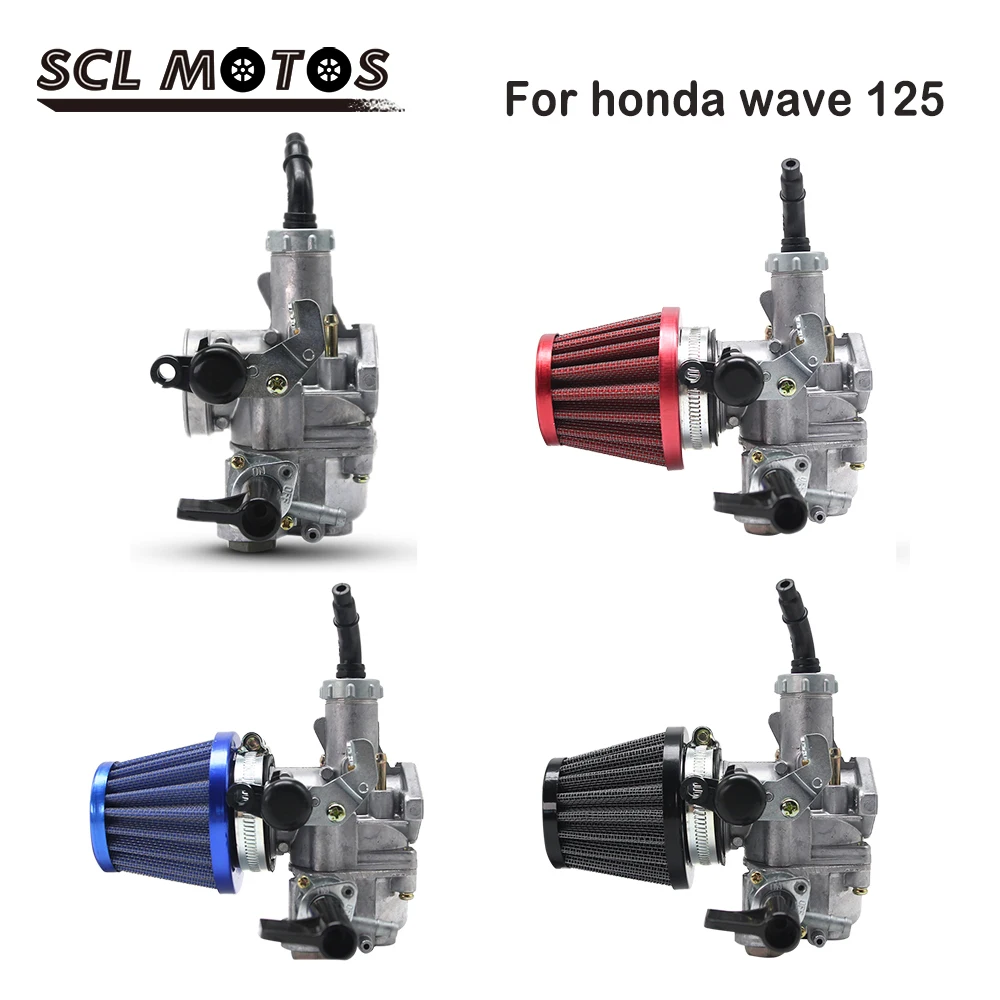 SCL MOTOS мотоцикл Keihin 20 мм Карбюратор Carb + 42 воздушный фильтр для Honda WAVE 125