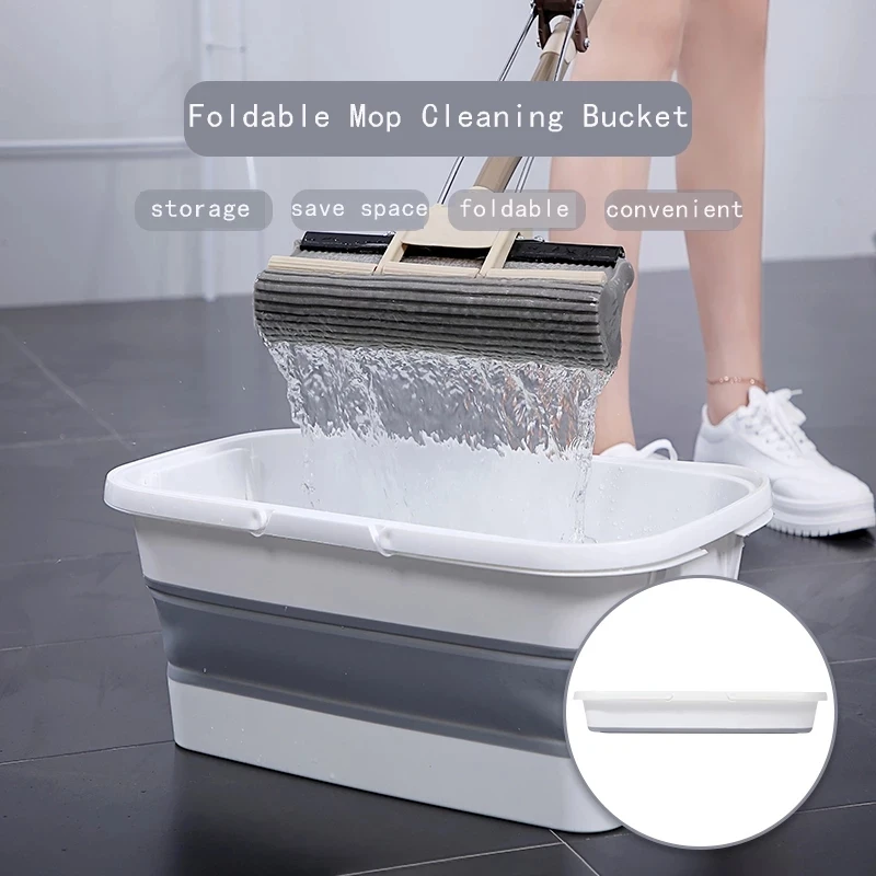 

Collapsible Bucket Foldable Mop Cleaning Bucket Fishing Retractable Basin Portable Camping Car Washing Basin