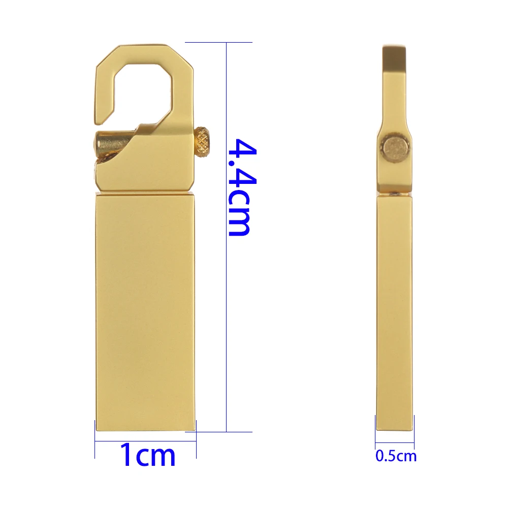 

High Speed Metal U Disk Flash Drives Memory Stick Keychain Drive USB 2.0 Upgrade External Storage Stick Expand U Disk