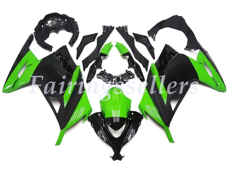 ABS пластик Литья Под Давлением Мотоцикл Обтекатели комплект подходит для Kawasaki Ninja 300 EX300 ninja300r 08-13 на заказ