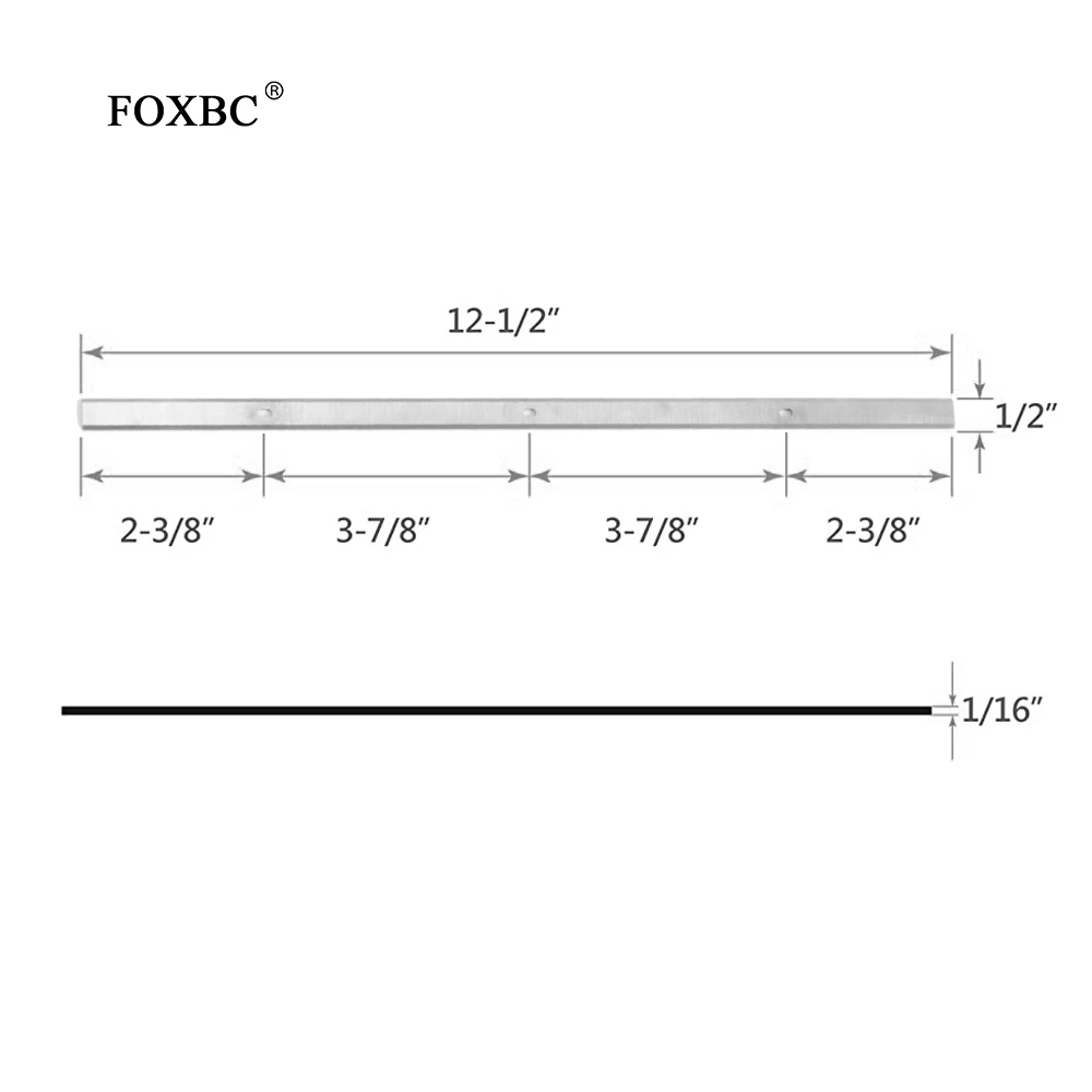 Строгальные лезвия FOXBC 320x12x1 5 мм ножи для Triton TPT125 DELTA 22-560 TP400LS Craftsman 21758 Wen 6550 12 дюйма 2