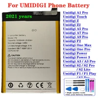 new original battery for umi umidigi f1 play f2 a9 a7 a5 a3 a1 pro z2 z touch one max one pro power 3 s2 pro lite s3 pro