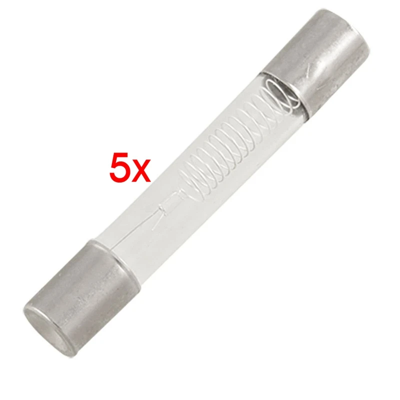 5 Pcs Replacement 5KV 0.75A 750mA Fuse Tubes for miniwave Oven