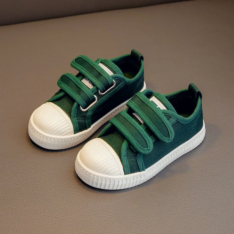 

Children's Canvas Shoes Kindergarten Small White Shoes Student Performance Shoes White Shoes-2550