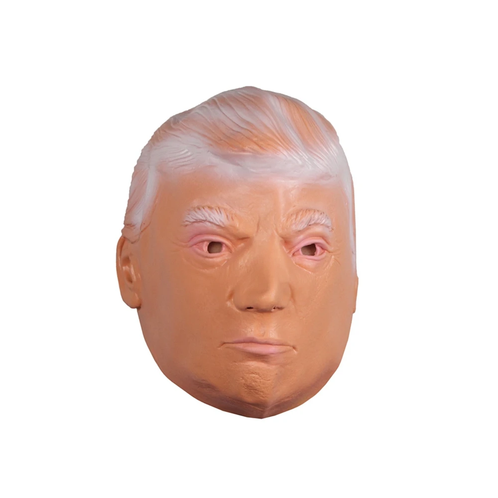 Molezu Хэллоуин коричневый Дональд Трамп маска президентский маскарадные