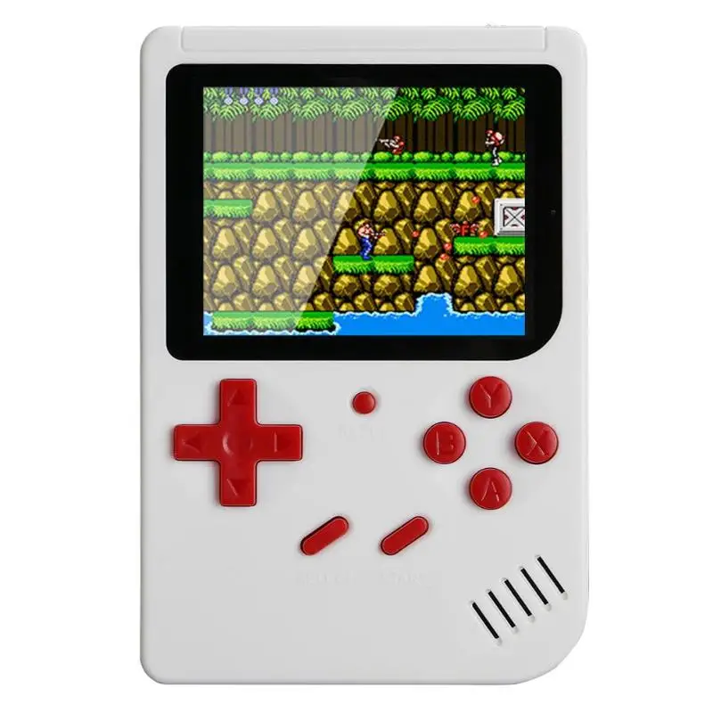 White Q3 3,0 дюймов TFT цветной экран ручной ретро видео игровая консоль встроенные 500 классические игры 4 цвета Портативный Ручной игровой плеер - Цвет: White