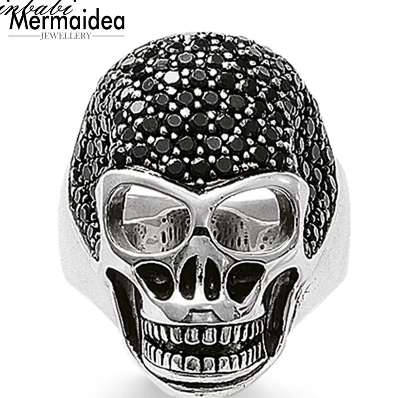 Яркое Стильное кольцо с черепом 2020 Новое поступление высококачественное