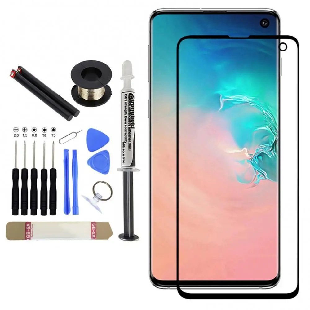 

Front Outer Screen Lens Replacement Kit for Samsung Galaxy S8 S8+ S9 S9+ S10+