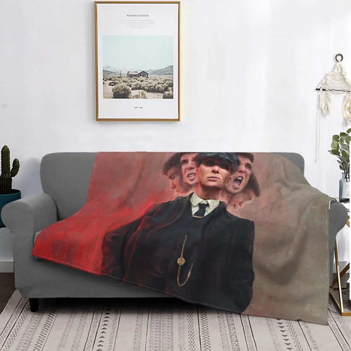 

Peaky Blinders Thomas Shelby Blanket Ultra Soft Micro Flannel Blanket