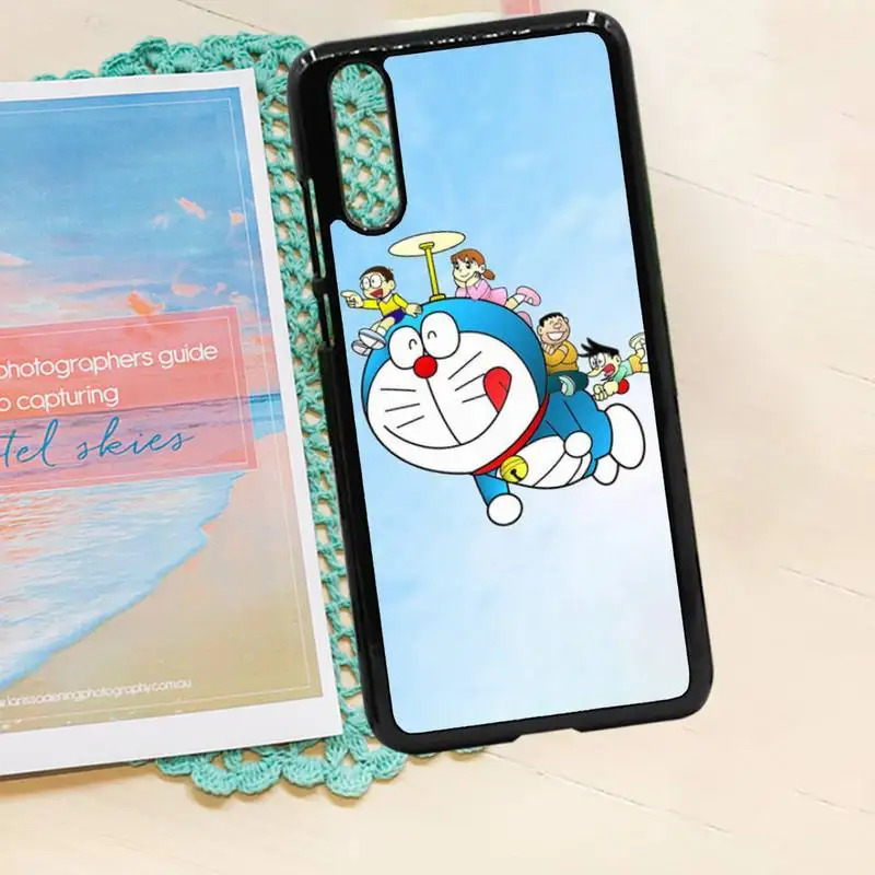 

Doraemon cute Japanese anime high quality luxury shell Phone Case PC for iPhone 11 12 pro XS MAX 8 7 6 6S Plus X 5S SE 2020 XR