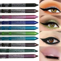 quick dry glitter eyeliner pencil waterproof sweat resistant not blooming long lasting color eyeliner set makeup tool 510 color
