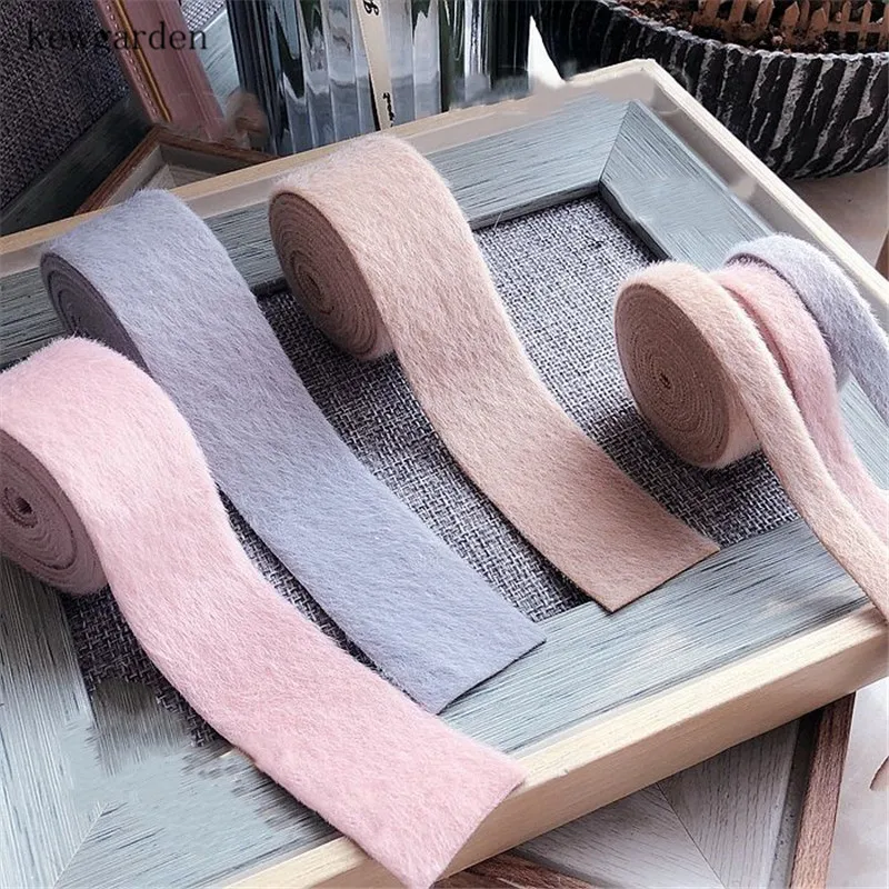 Kewgarden 3 см 1 односторонняя бархатная лента DIY бант для волос Аксессуары 1-1/4 &quot3/8&quot