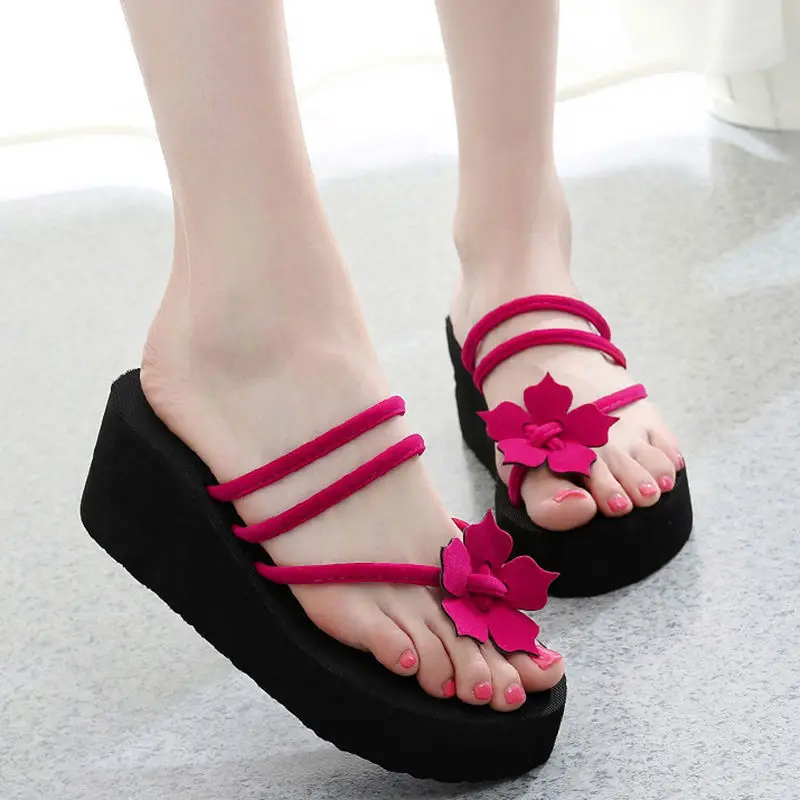 

Women Sandals Platform Sandals Flip-flops 2021 Summer Outdoor Casual Sandals Slipper Female Slippers non-slip Beach Shoes