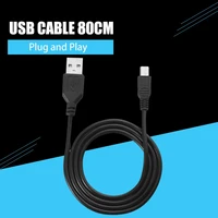 high speed 80cm usb 2 0 male a to mini b 5 pin charging cable for digital cameras hot swappable usb data charger cable black