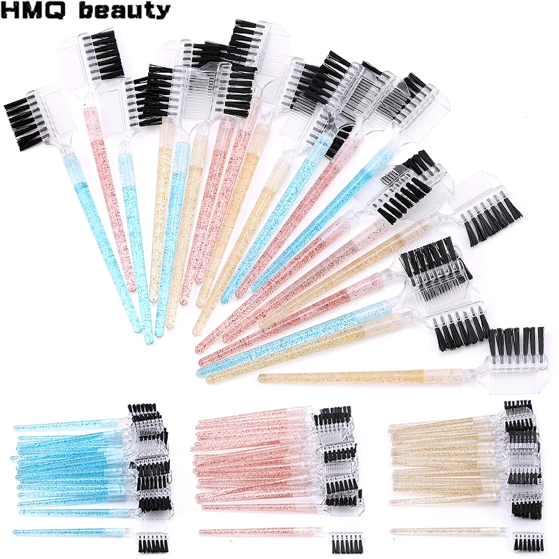 20 шт. 2в1 расческа для ресниц двойного назначения Хрустальная ресница бровей