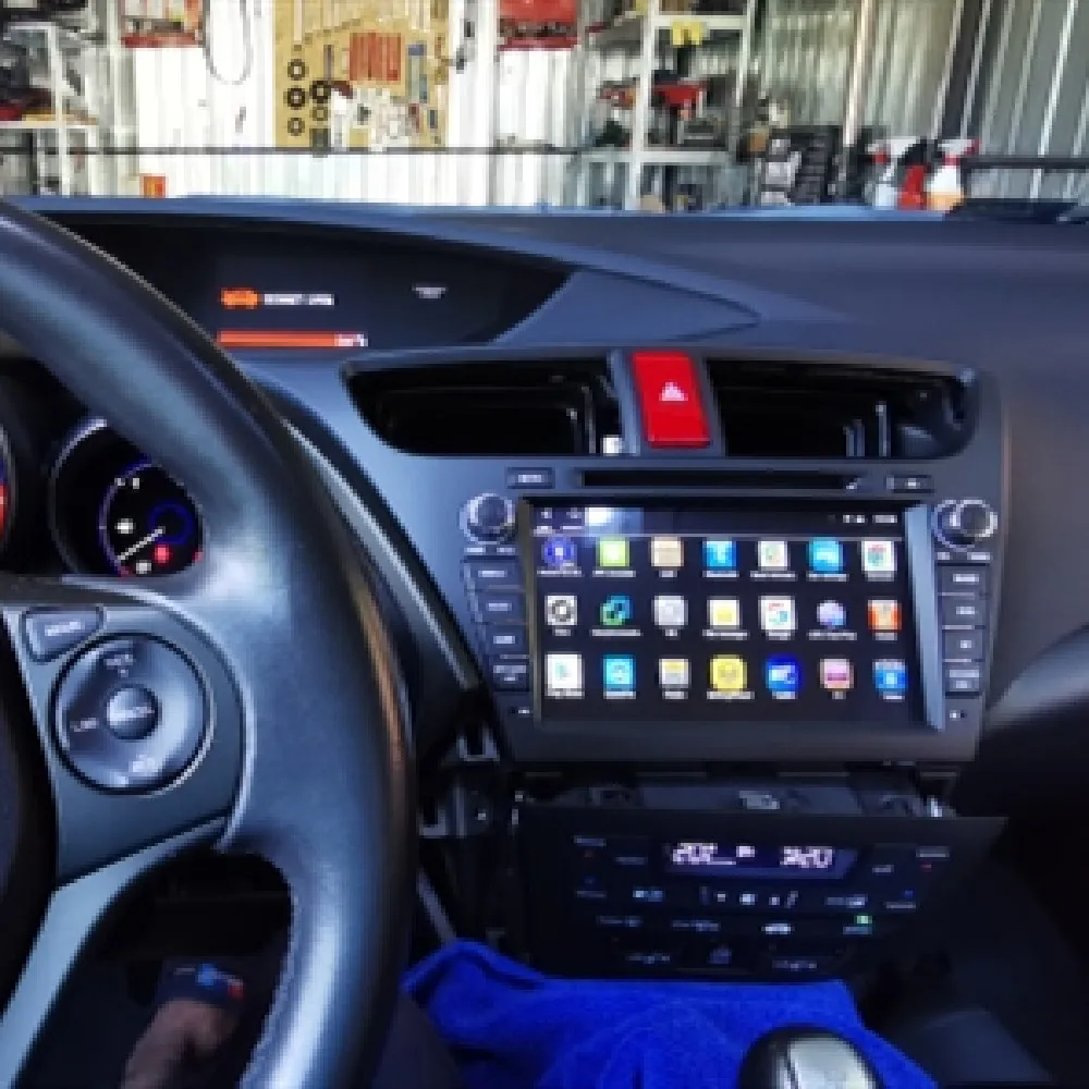 DSP Auto Carplay Android 10 для Honda Civic Hatchback 2013 -2015 высококачественный Автомобильный плеер