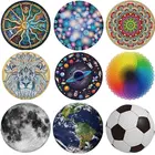 Высокое качество! 1000 шт.компл. Красочная радуга земля Луна Футбол Круглый взрослый DIY Развивающие головоломки игрушки (без оригинальной коробки)