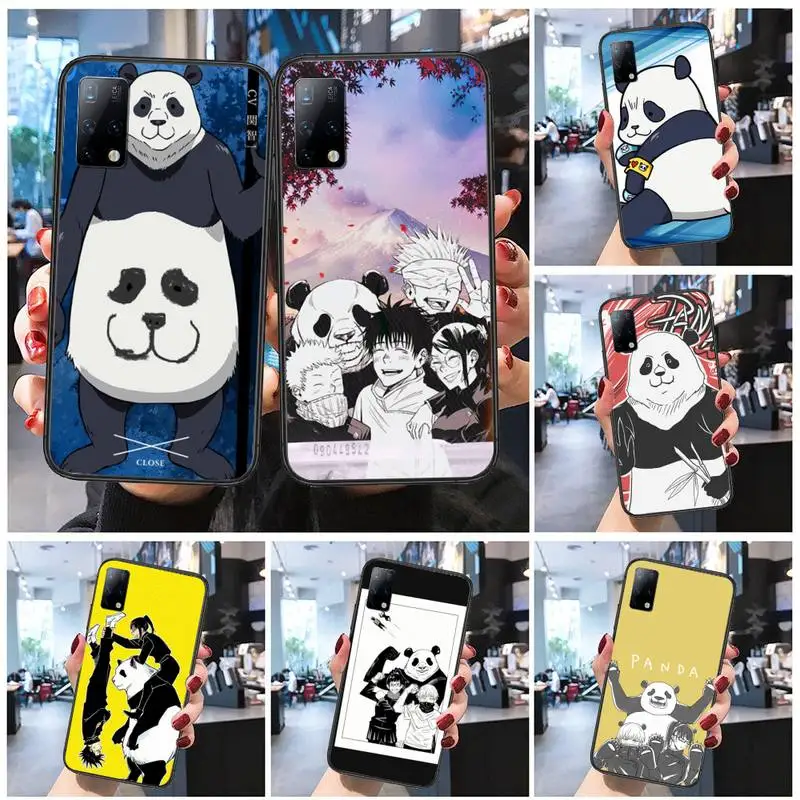 

Anime Jujutsu Kaisen Panda Phone Case For Xiaomi 9t pro lite 10 MIX 2S 3 note10lite 8 cc9 pro nax fundas cover