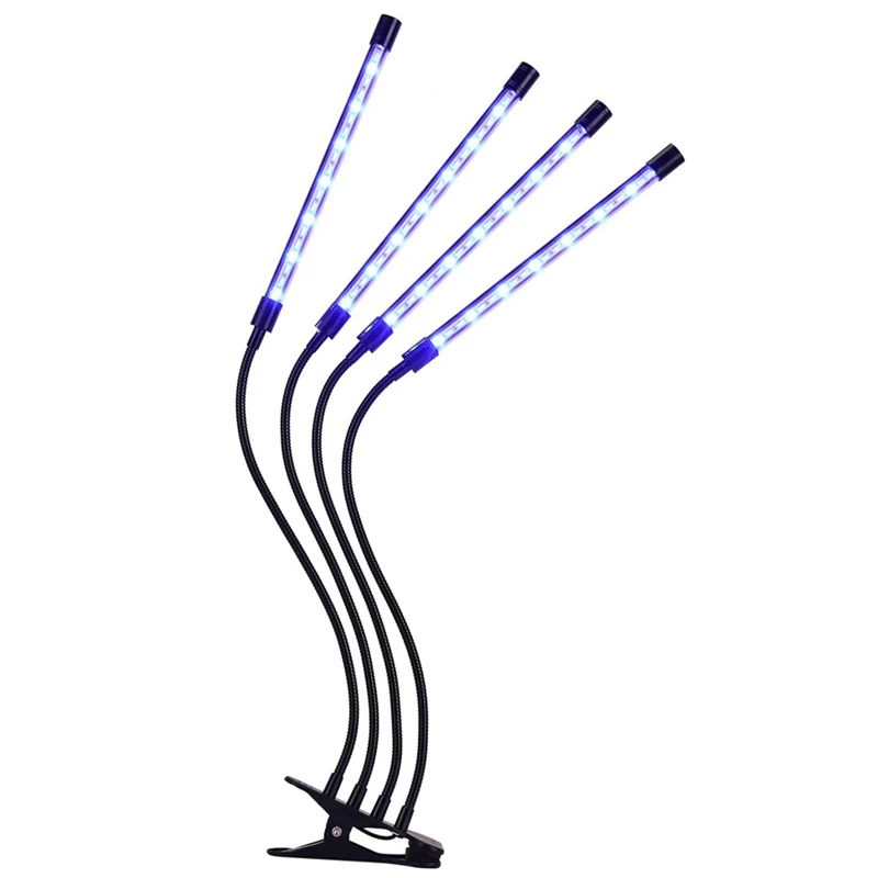 

Grow Lights For Indoor Plants, LED Clip Plant Grow Light, With Auto ON/Off 3/9/12H Timer, For Succulents Growth US Plug